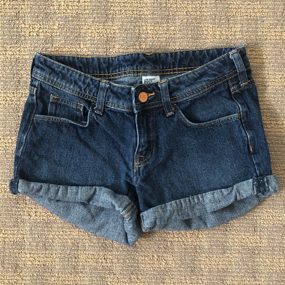 H&M Low Rise Denim Shorts
